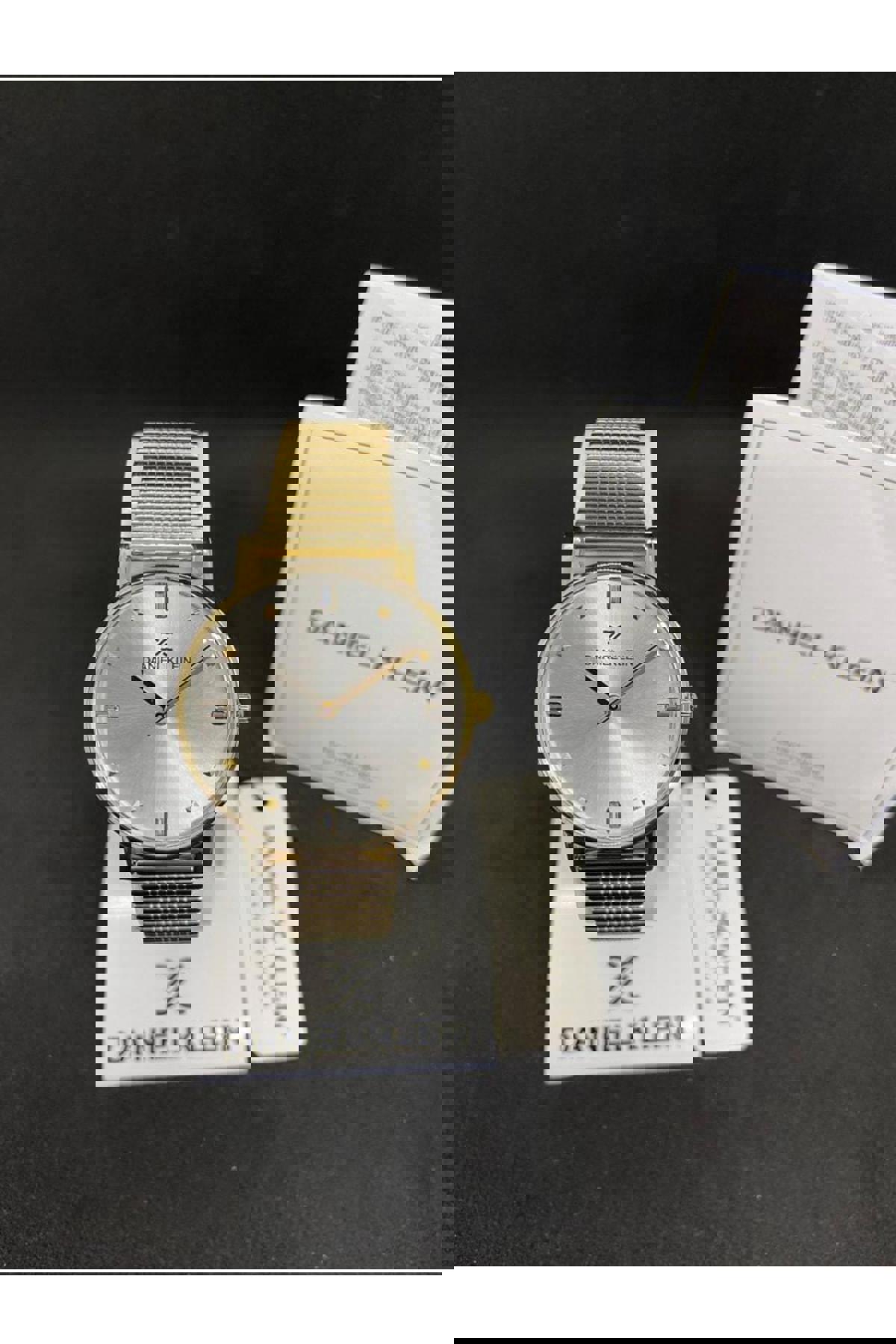 Daniel Klein DK.FT.1.231 36-40 mm Altın Çelik Kordon Analog Kadın Kol Saati