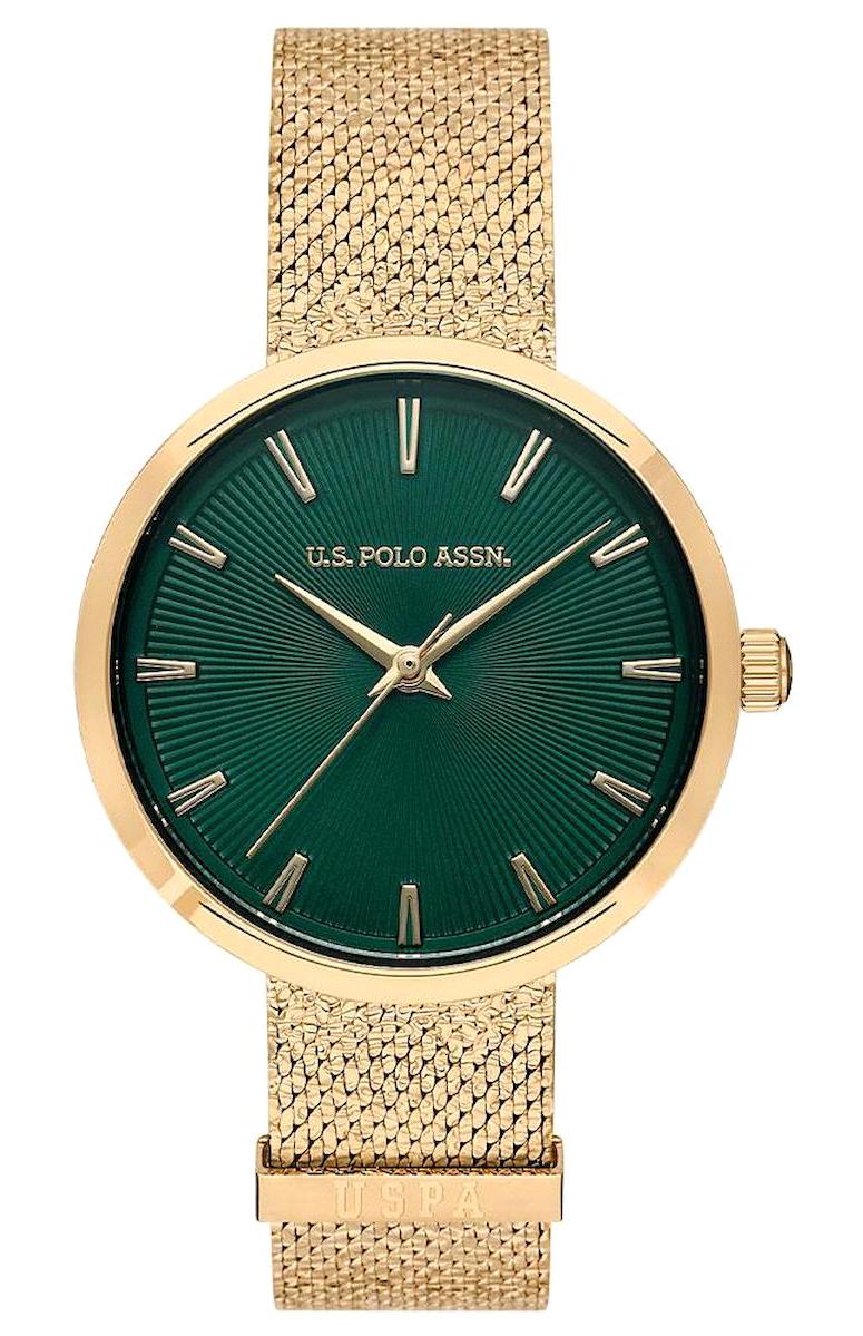 U.S. Polo Assn USPA2078-05 31 mm Altın Çelik Kordon Analog Kadın Kol Saati