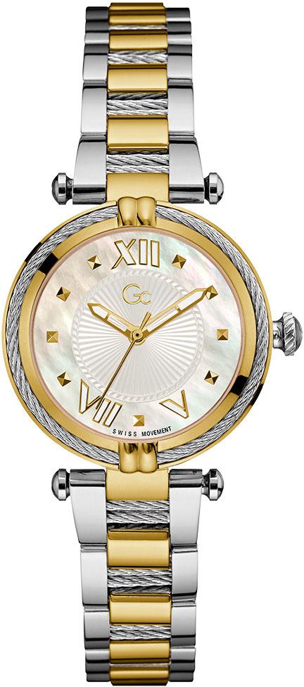 Guess GCY18020L1MF 32 mm Altın-Gri Çelik Kordon Analog Kadın Kol Saati