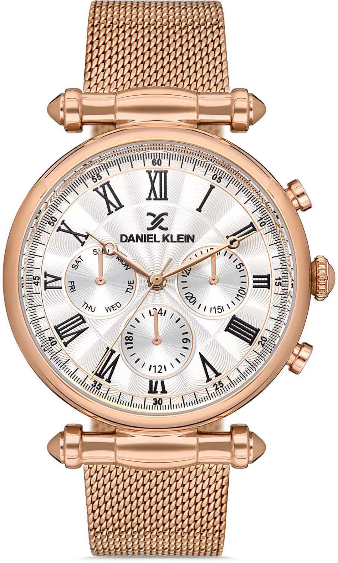 Daniel Klein EDK.1.10064.2 35 mm Rose Gold Çelik-Hasır Kordon Analog Kadın Kol Saati