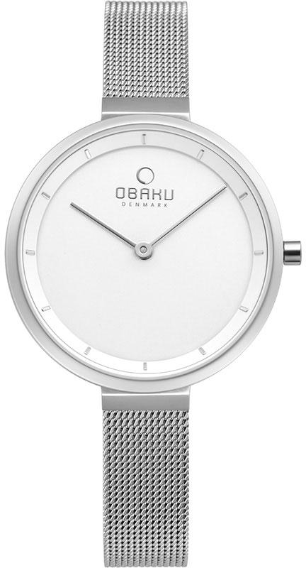Obaku Denmark V225LXCIMC 32 mm Gri Çelik Kordon Analog Kadın Kol Saati