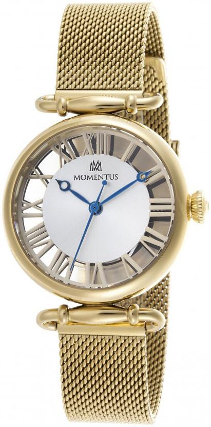 Momentus CW280G-02SG 34 mm Altın Hasır Kordon Analog Kadın Kol Saati