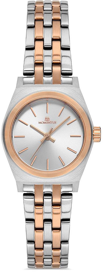 Momentus CW127T-02SR 26 mm Gri-Rose Gold Çelik Kordon Analog Kadın Kol Saati