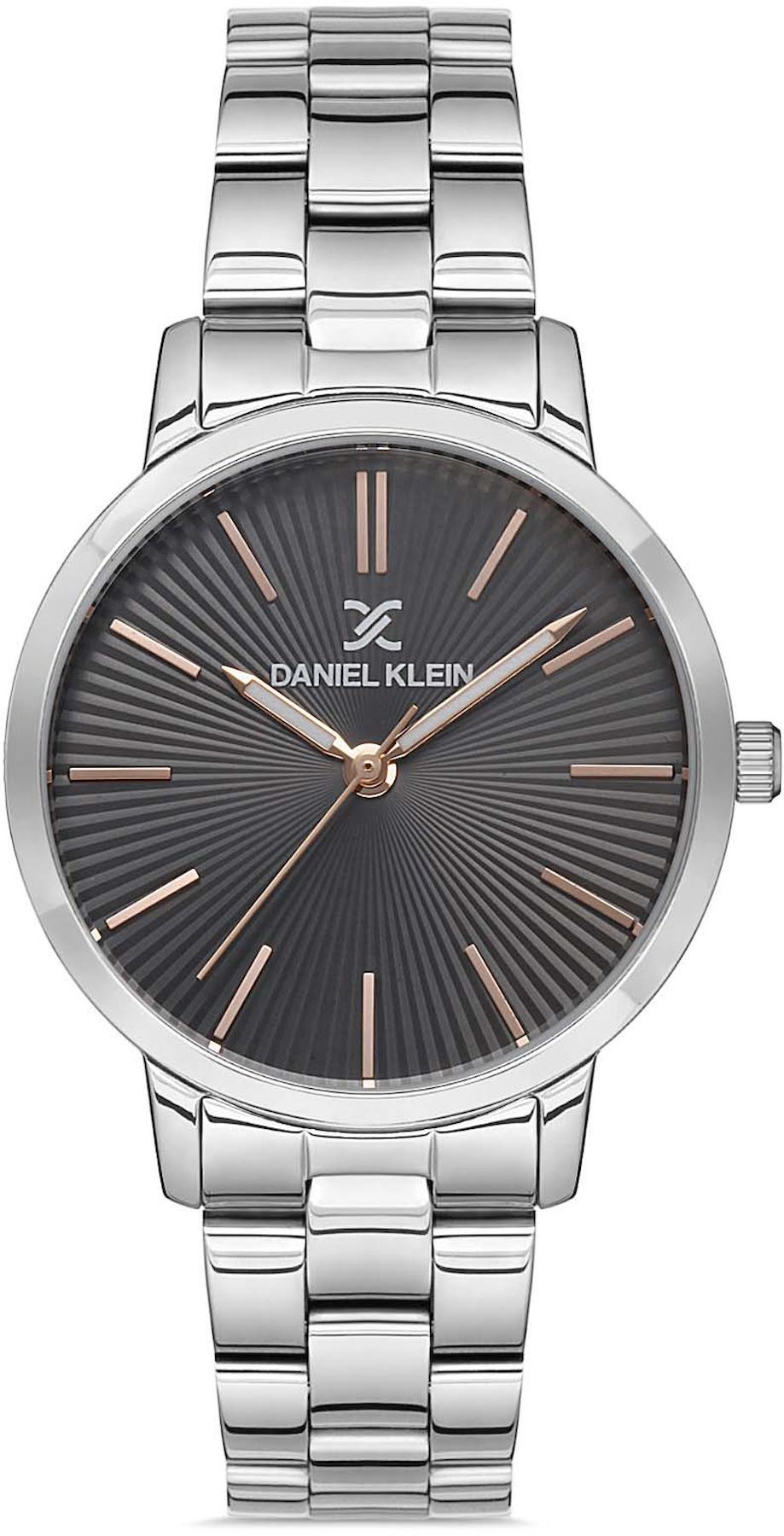 Daniel Klein DK.1.12900.4 30 mm Gri Çelik Kordon Analog Kadın Kol Saati