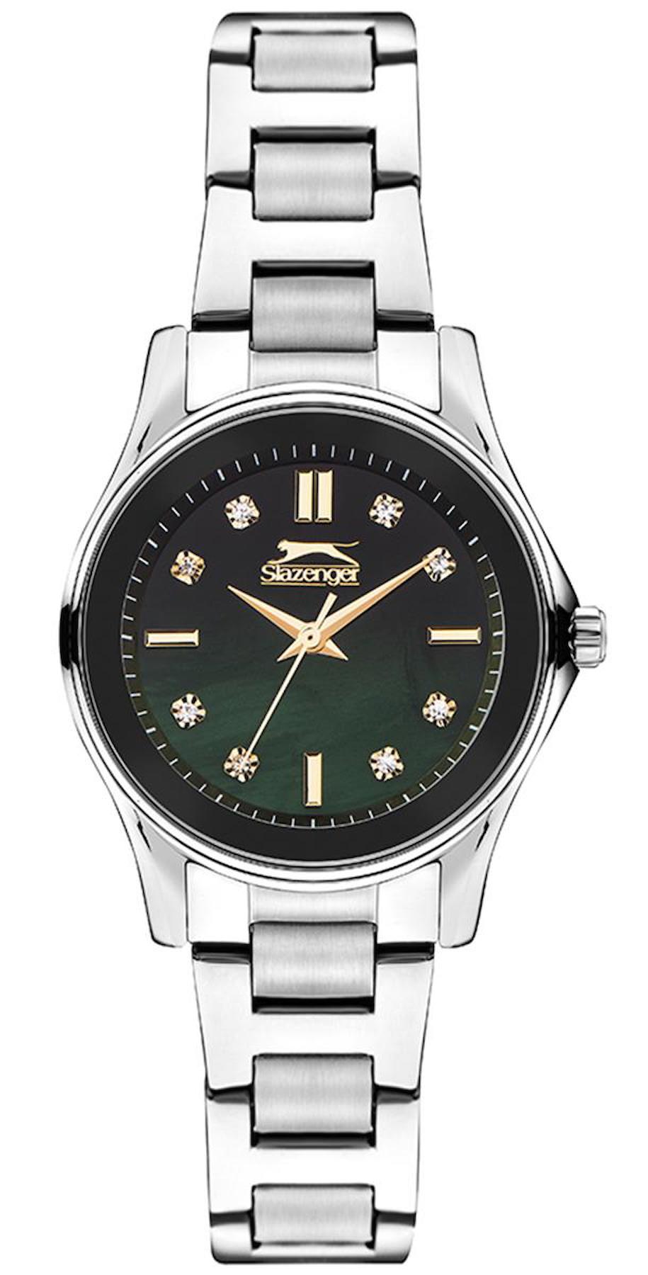 Slazenger SL.09.2235.3.05 31 mm Gri Çelik Kordon Analog Kadın Kol Saati