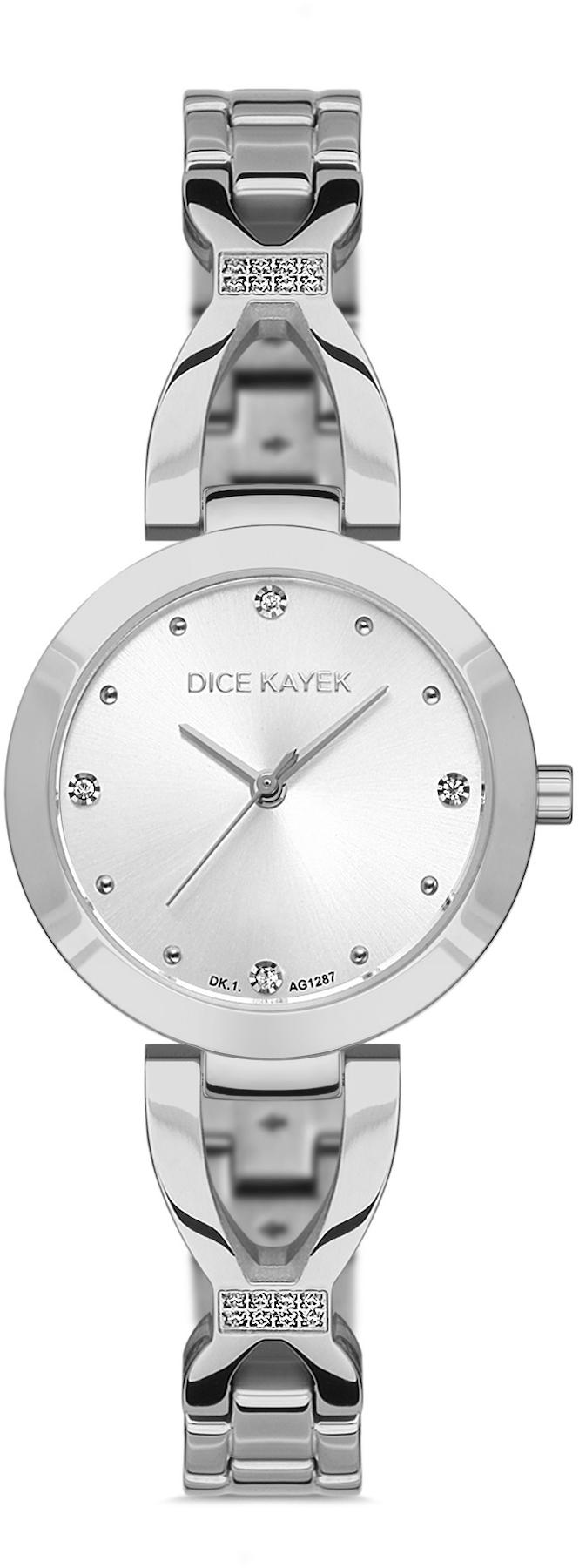 Dice Kayek DK.1.AG1287.01 30 mm Gri Metal Kordon Analog Kadın Kol Saati