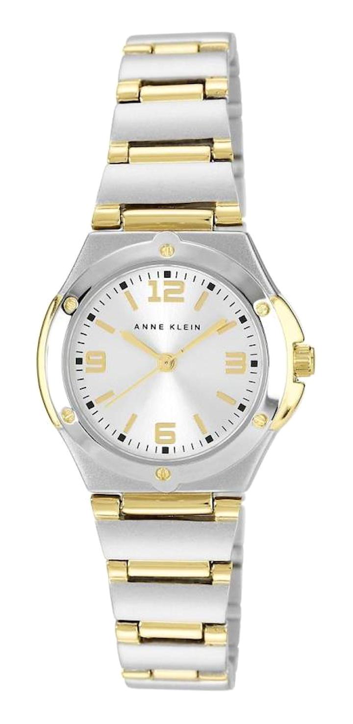 Anne Klein 10-8655SVTT 28 mm Altın-Gri Metal Kordon Analog Kadın Kol Saati