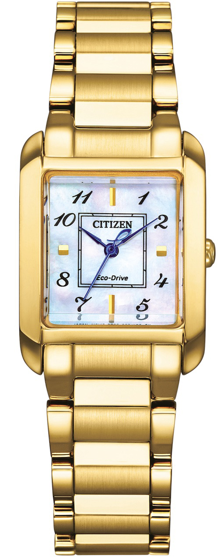Citizen EW5602-81D 21.5 mm Altın Çelik Kordon Analog Kadın Kol Saati