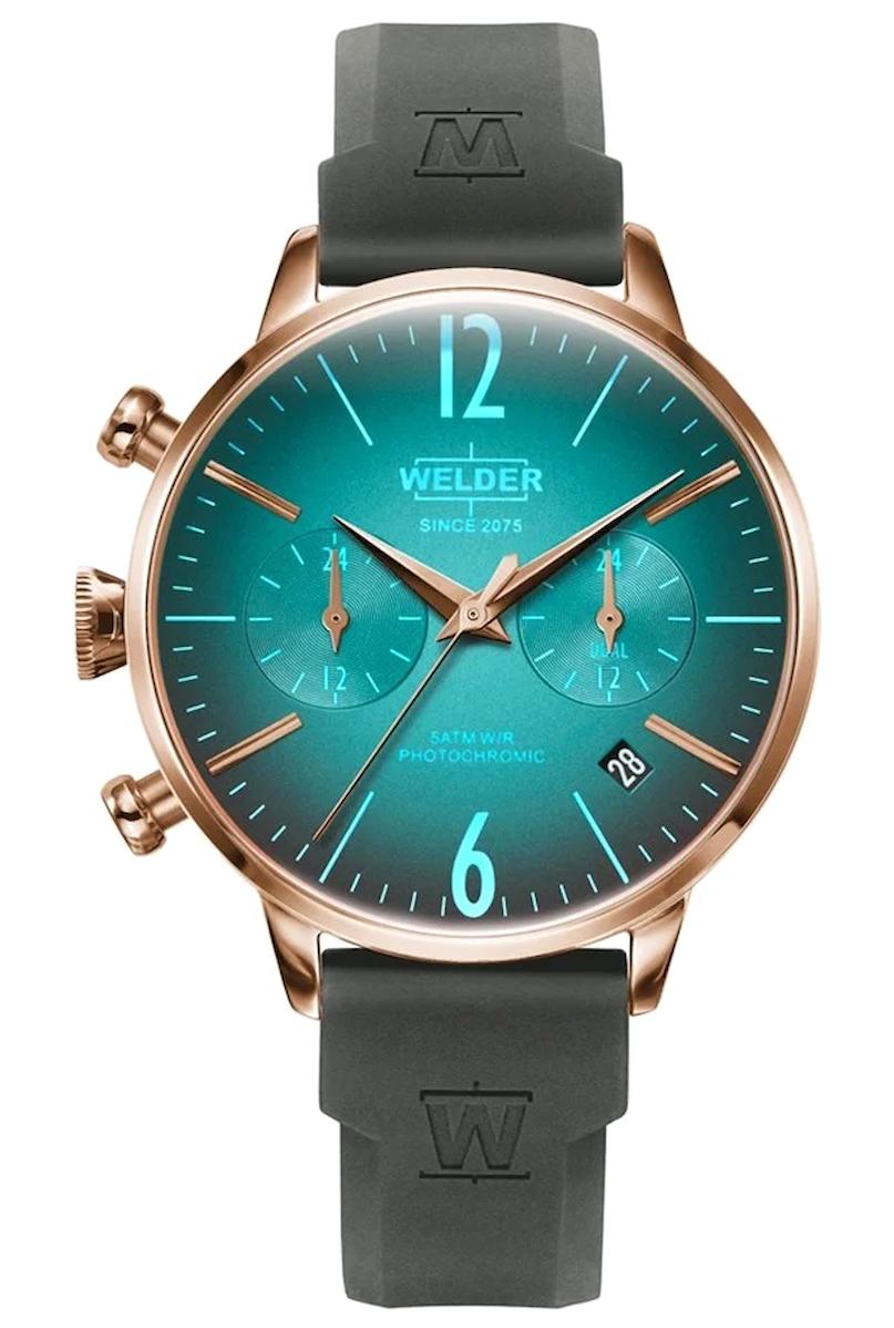 Welder Watch WWRC677 Takvimli 38 mm Siyah Silikon Kordon Analog Kadın Kol Saati