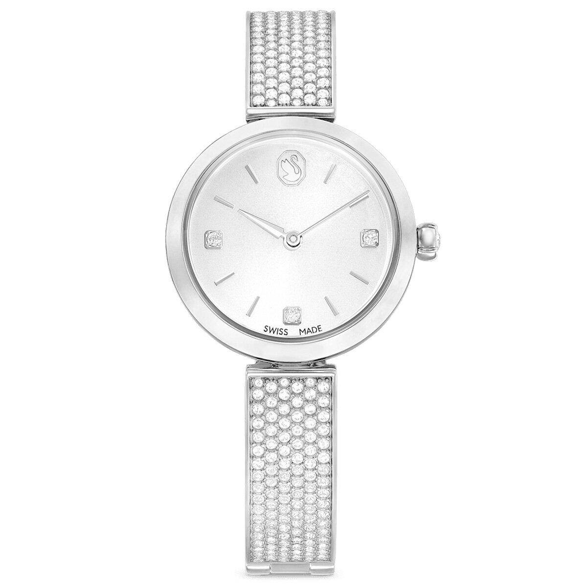 Swarovski SWR5671205 27 mm Gri Çelik Kordon Analog Kadın Kol Saati