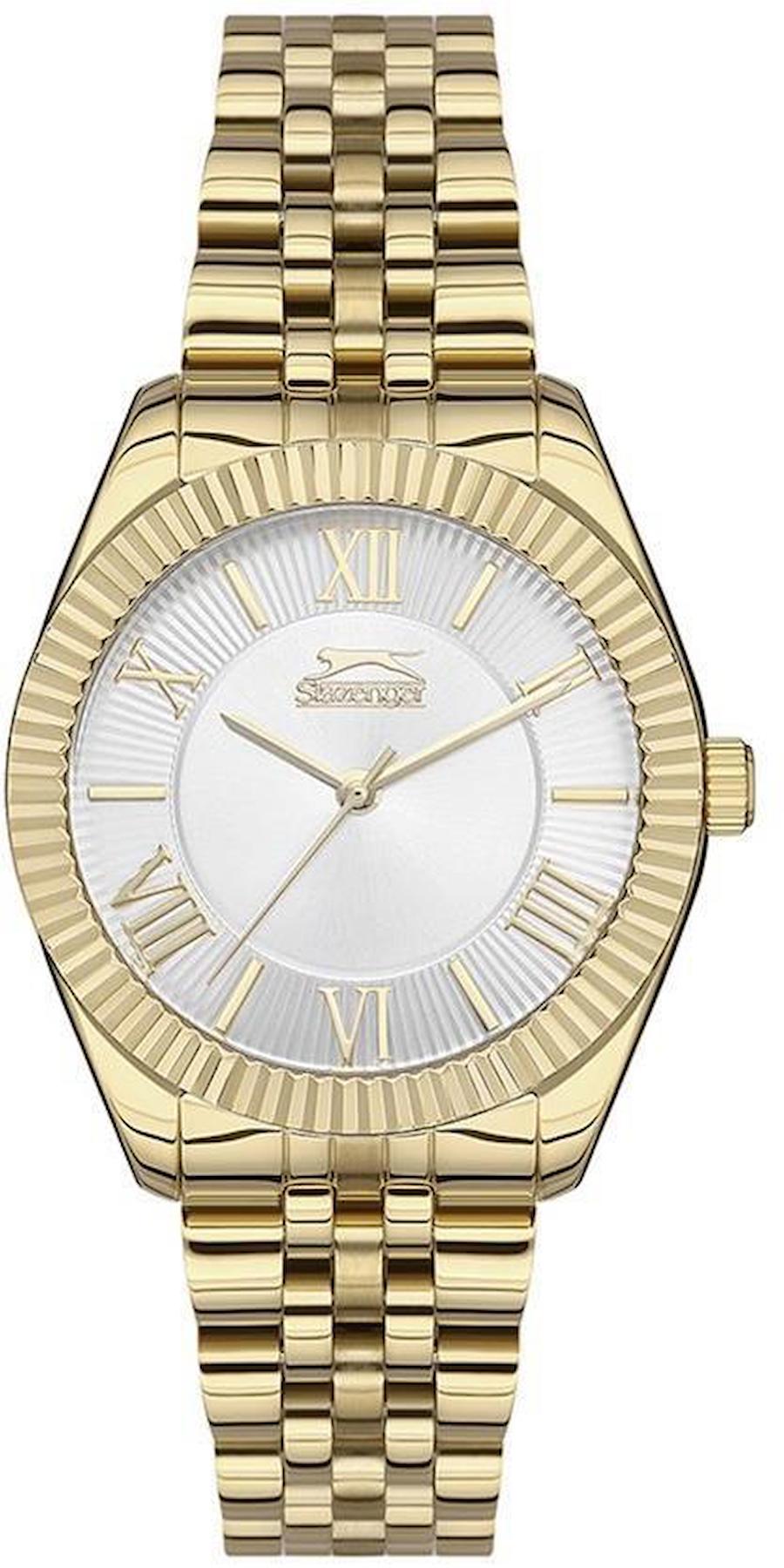 Slazenger SL.09.2150.3.03 34 mm Altın Çelik Kordon Analog Kadın Kol Saati
