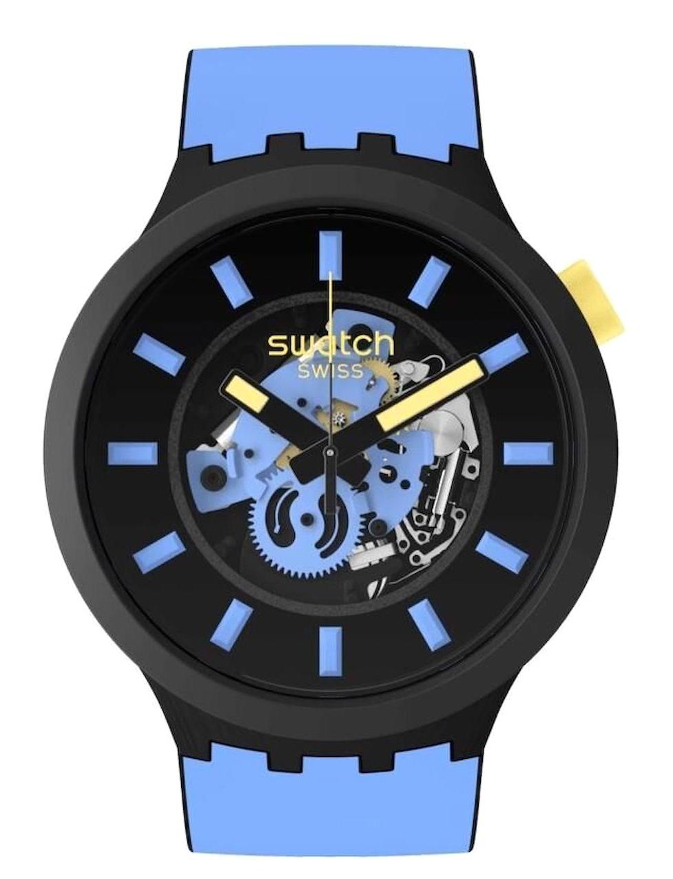 Swatch SB03B108 46-50 mm Mavi Metal Kordon Analog Kadın Kol Saati