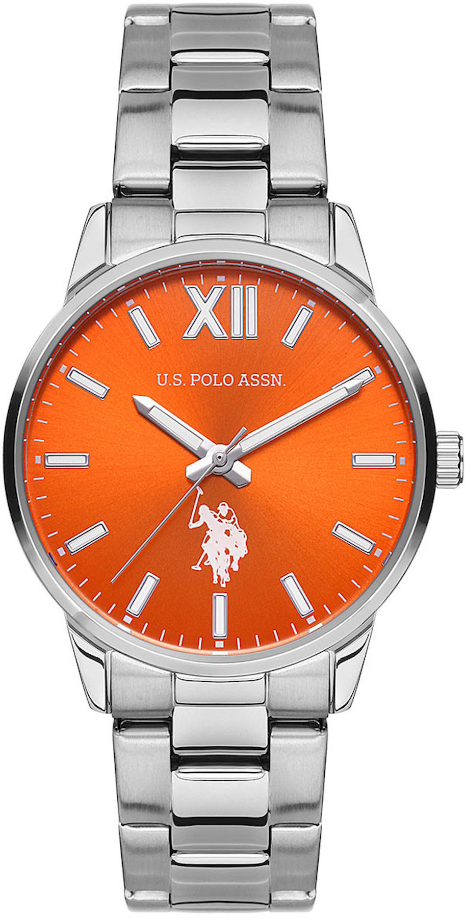 U.S. Polo Assn USPA2057-08 36 mm Gri Çelik Kordon Analog Kadın Kol Saati