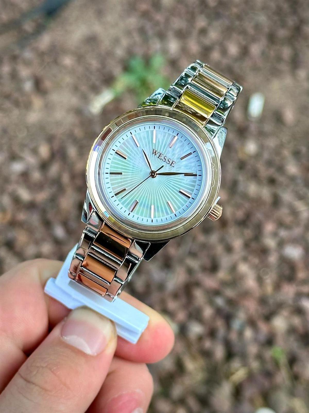 Wesse WWL110802 37 mm Rose Gold Çelik Kordon Analog Kadın Kol Saati