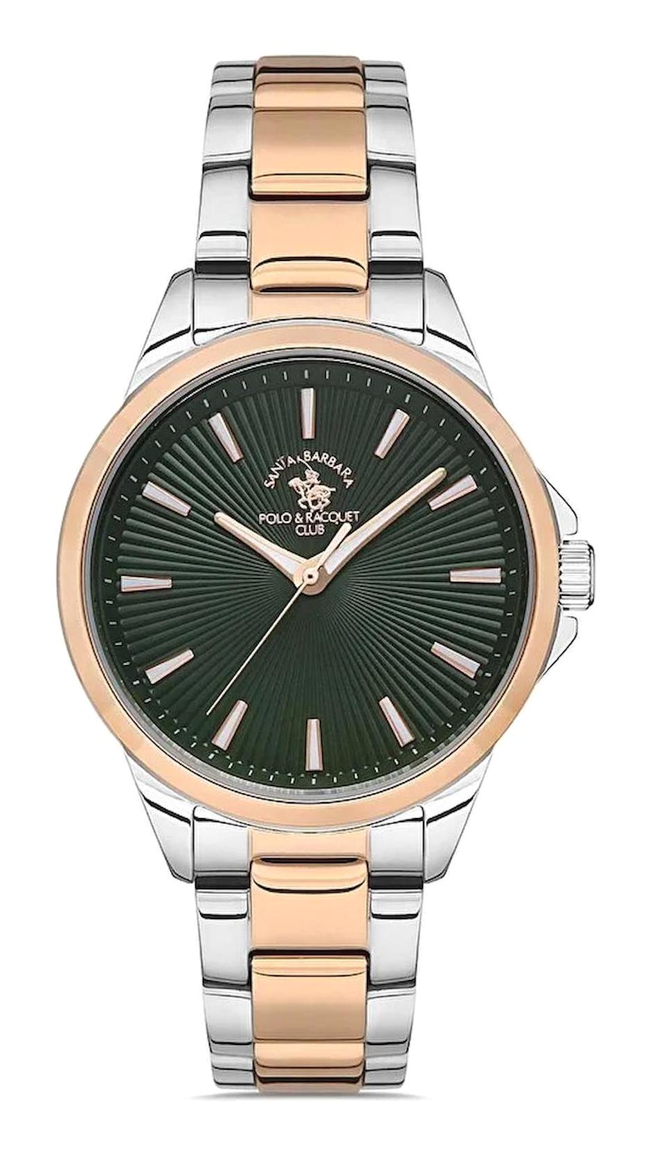 Santa Barbara Polo & Racquet Club SB.1.10327.5 36 mm Gri-Rose Gold Çelik Kordon Analog Kadın Kol Saati
