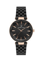 Daniel Klein DKE.1.10629.5 Siyah Çelik Kordon Analog Kadın Kol Saati