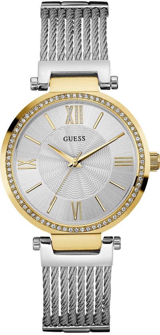 Guess GUW0638L7 37 mm Gri Çelik Kordon Analog Kadın Kol Saati