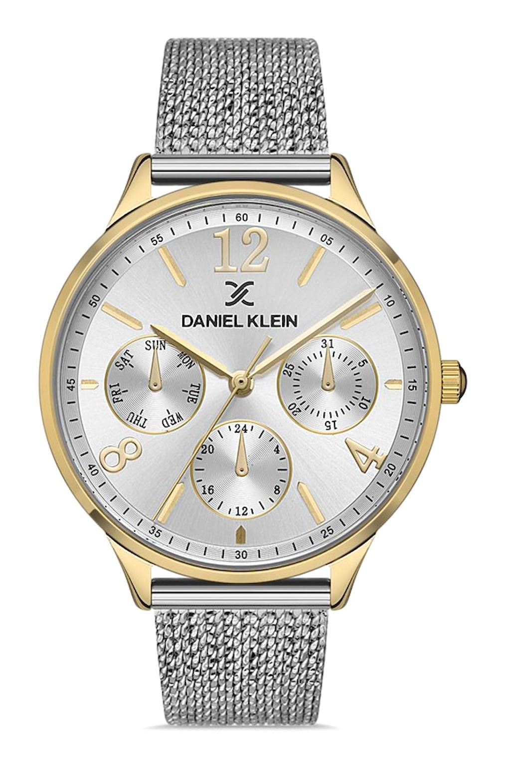 Daniel Klein DK.1.12834.7 36 mm Gri Çelik Kordon Analog Kadın Kol Saati