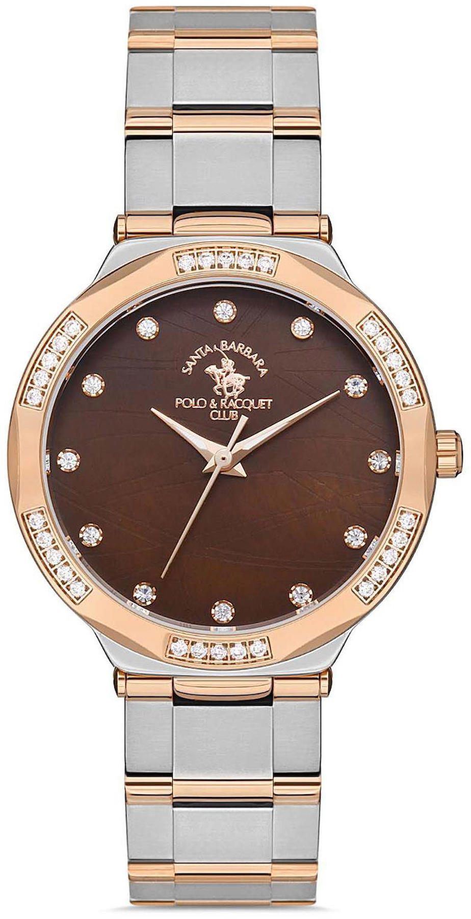Santa Barbara Polo & Racquet Club SB.1.10470.5 31-35 mm Gri-Rose Gold Çelik Kordon Analog Kadın Kol Saati