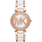 Michael Kors MK6365 39 mm Altın - Beyaz Çelik Kordon Analog Kadın Kol Saati