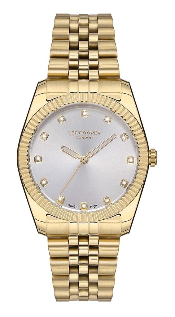 Lee Cooper LC07115.130 40 mm Altın Çelik Kordon Analog Kadın Kol Saati