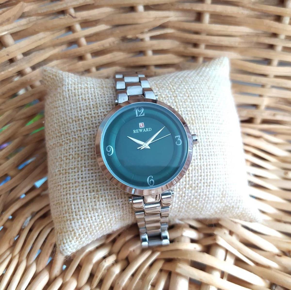 Reward RD63036L-01 35 mm Gri Çelik Kordon Analog Kadın Kol Saati
