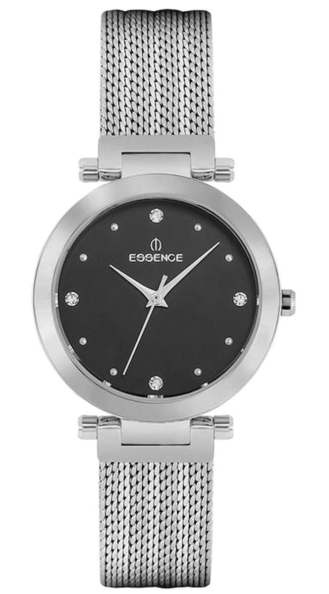 Essence ES6545FE.350 33 mm Gri Hasır Kordon Analog Kadın Kol Saati