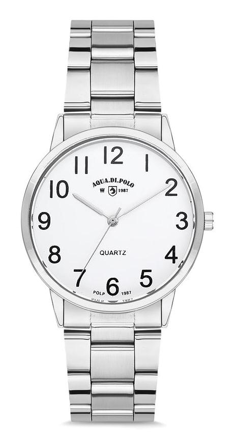 Aqua Di Polo APWR013004 30 mm Gri Metal Kordon Analog Kadın Kol Saati
