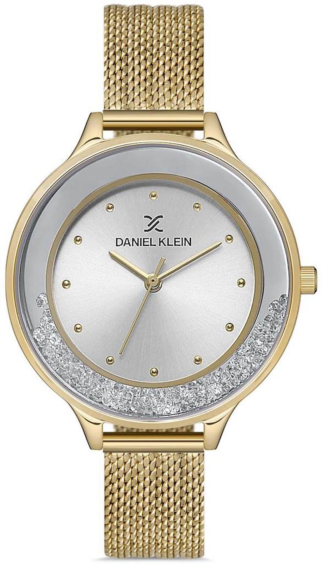 Daniel Klein DK102-013608A-03 36 mm Altın Çelik Kordon Analog Kadın Kol Saati