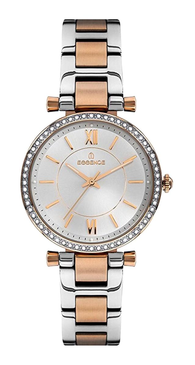 Essence ES6701FE.530 34.5 mm Gri-Rose Gold Çelik Kordon Analog Kadın Kol Saati