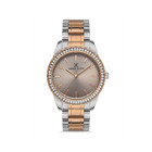 Daniel Klein DKE.1.10302.4 34 mm Gri-Rose Gold Metal Kordon Analog Kadın Kol Saati