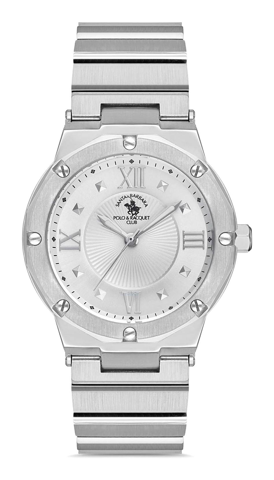 Santa Barbara Polo & Racquet Club SB.1.10406.1 36 mm Gri Çelik Kordon Analog Kadın Kol Saati
