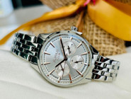 Jg. Polo Club JPC.0323-12680.2 Takvimli 33 mm Gri Çelik Kordon Analog Kadın Kol Saati