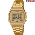 Casio B640WGG-9DF Takvimli 35 mm Altın Çelik Kordon Analog Kadın Kol Saati