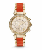 Michael Kors MK6139 39 mm Altın Kiremit Çelik Kordon Analog Kadın Kol Saati