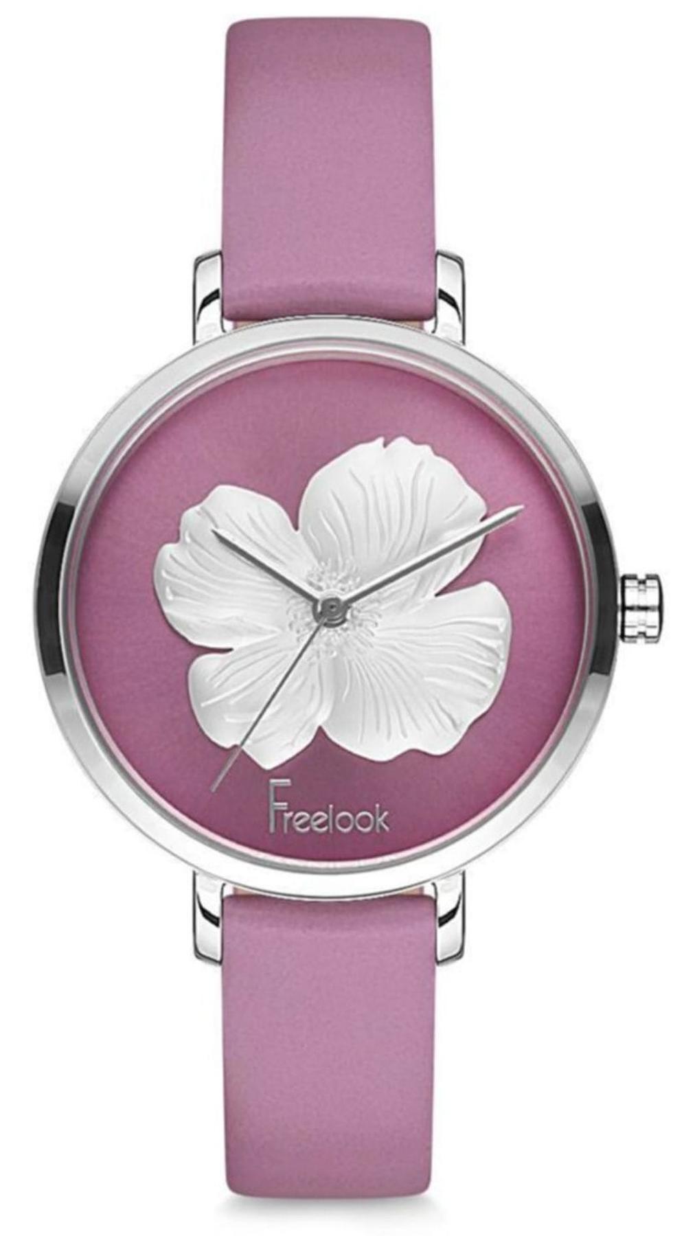 Freelook F.1.1097.04 36 mm Mor Deri Kordon Analog Kadın Kol Saati