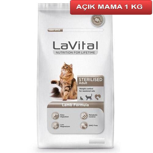 Lavital Nutrition For Lifetime Kuzu Etli Kısırlaştırılmış Kuru Kedi Maması 1 kg