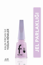 Flormar Jelly Look 35 Lila Mat Oje