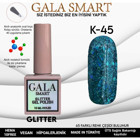 Gala Smart Glitter K45 Mavi Işıltılı Kalıcı Simli Oje