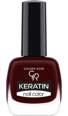 Golden Rose Keratin Nail Color 43 Bordo Parlak Oje