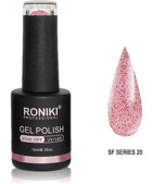 Roniki Sf Series 20 Pembe Işıltılı Kalıcı Simli Oje