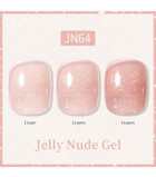 Born Pretty JN64 Pembe Işıltılı Kalıcı Simli Oje