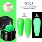 Born Pretty Non Stick Hand Extension NSG-25 Yeşil Parlak Kalıcı Jel Oje