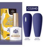 Born Pretty Silky White Serisi CG040 Mor Mat Kalıcı Oje