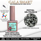 Gala Smart Festival F12 Gece Mavisi Işıltılı Kalıcı Simli Oje