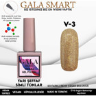 Gala Smart Vitraj V3 Altın Sarısı Işıltılı Kalıcı Simli Oje