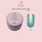 Gala Smart Professional Cream 133 Mavi Işıltılı Kalıcı Simli Jel Oje