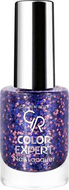 Golden Rose Color Expert 614 Mor Işıltılı Simli Oje