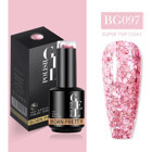 Born Pretty Pro New Series BG097 Pembe Işıltılı Kalıcı Simli Oje
