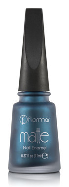 Flormar Matte Nail Enamel M34 Lacivert Mat Simli Oje